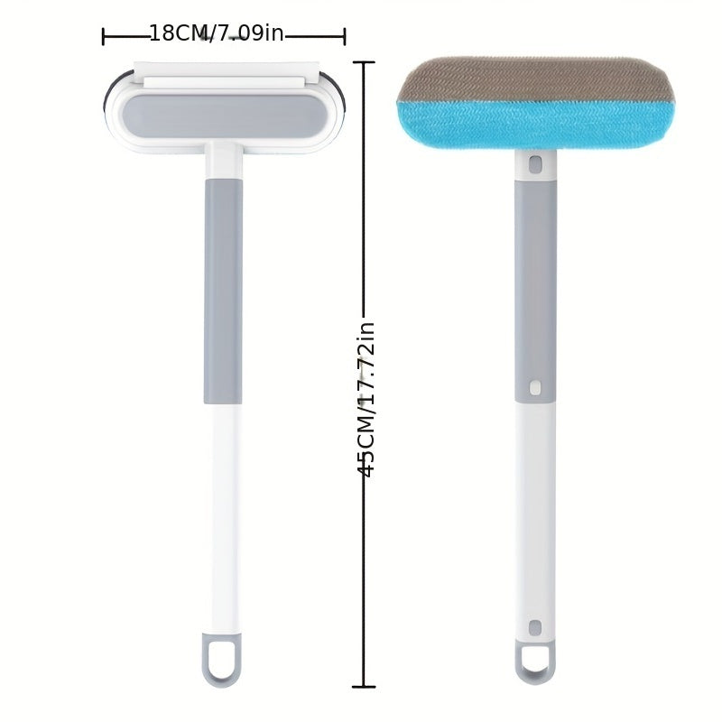 Multi-functional Window Cleaning Brush And Mini Pet Hair Remover, Professional Window Cleaning Tool For Home Use