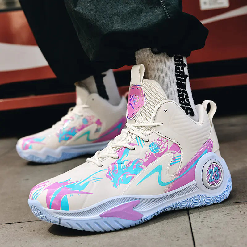 James Basketball Shoes - Winter High-Top Cushioning Sneakers