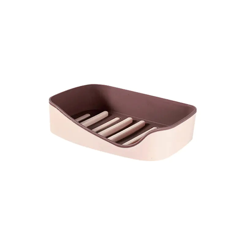 New Colorful Double-Layer Soap Dish with Drainage