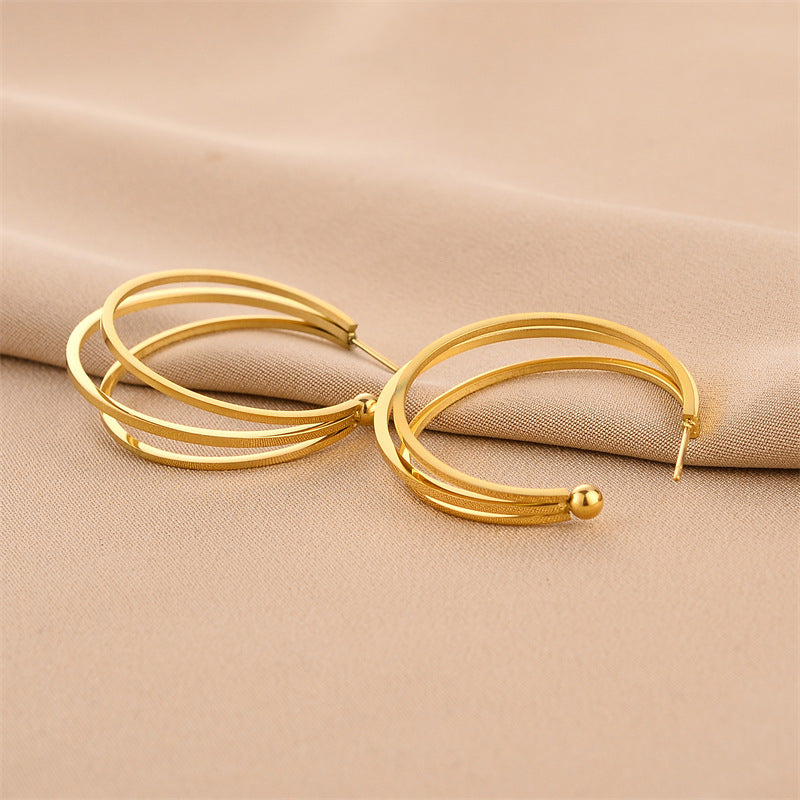 Earrings With Circles ,Only Self-pickup Is Supported, And The Displayed Prices Are All Self-pickup Prices