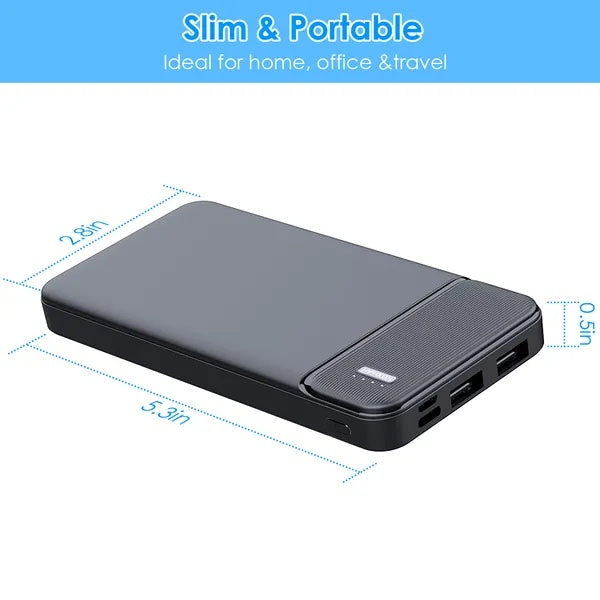 Power Bank Portable Phone Charger For Home Office Travel External