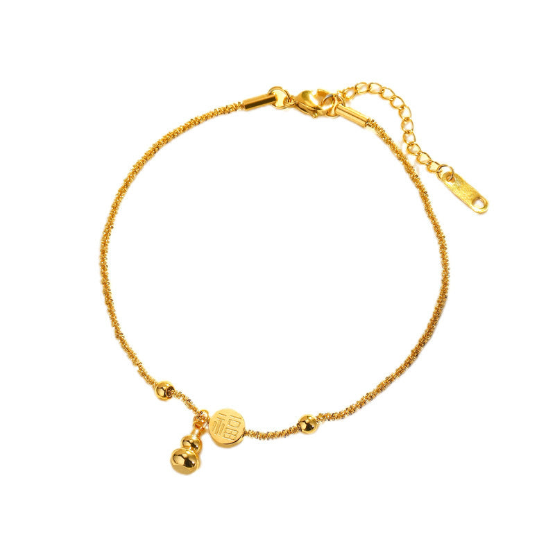 Necklace,stainless Steel, With Gourd And FU Word ,Only Self-pickup Is Supported, And The Displayed Prices Are All Self-pickup Prices