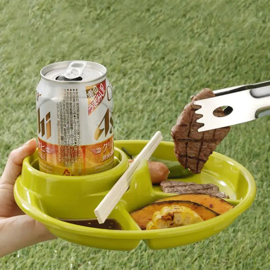 Portable Barbecue Picnic Tray for Healthy Eating