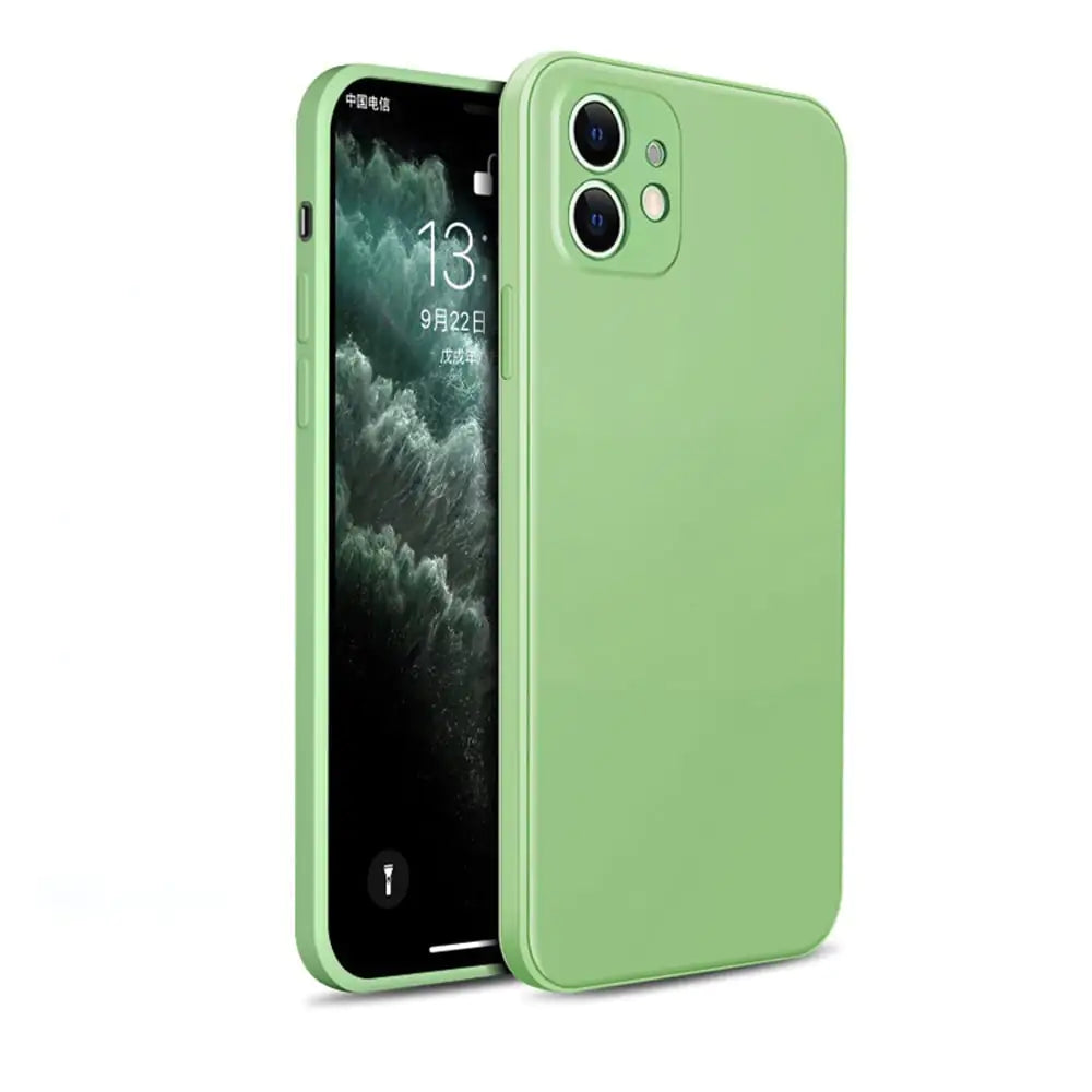 Cube Liquid Silicone Phone Case for Apple Devices