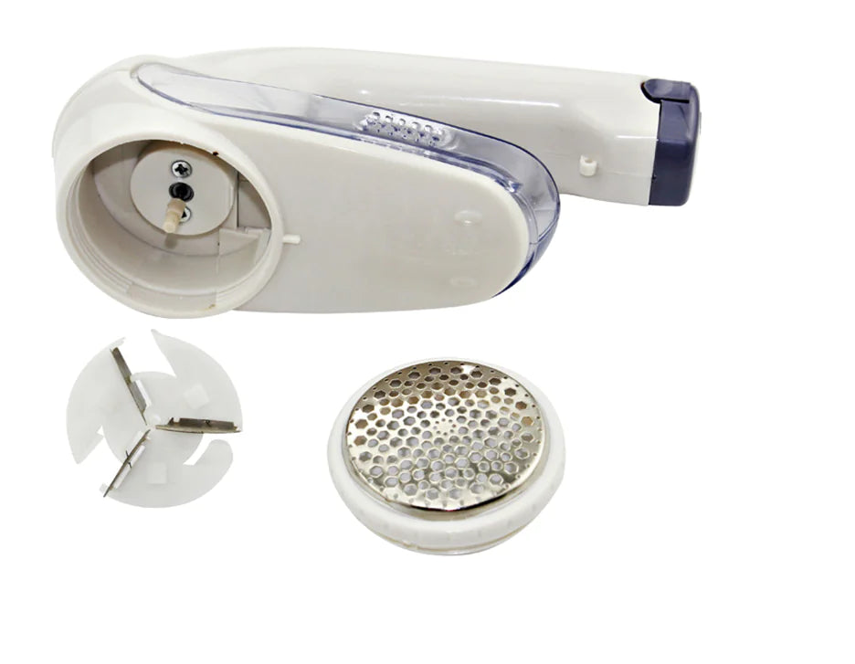 Battery-Powered Fabric Shaver and Lint Remover