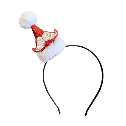 Christmas Lambswool Sequin Cap Headband
