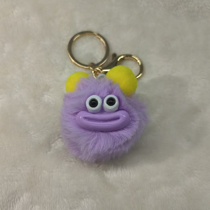 Cute Cartoon Plush Keychains, Made Of Soft And Fluffy Materials, Featuring Various Adorable Designs, Suitable For Home Decoration Or Everyday Use, Making For An Interesting Gift Choice.
