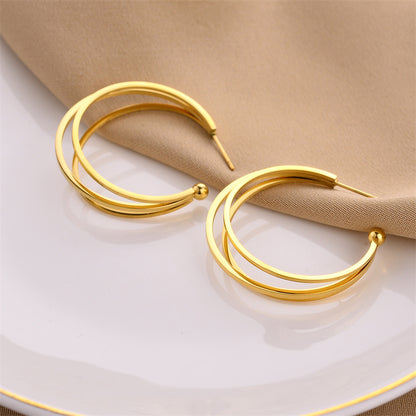 Earrings With Circles ,Only Self-pickup Is Supported, And The Displayed Prices Are All Self-pickup Prices