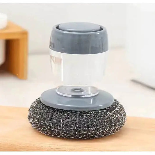 Push-Type Palm Brush Cleaner for Kitchen Soap