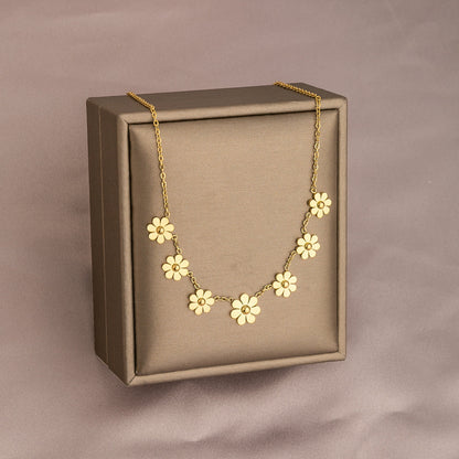 Necklace,stainless Steel,with Sunflowers,Only Self-pickup Is Supported, And The Displayed Prices Are All Self-pickup Prices