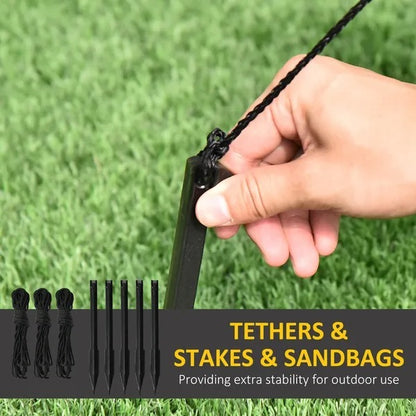 7ft Inflatable Halloween Decoration Pumpkin Reaper, Blow-Up Outdoor LED Yard Display With Lights For Garden, Party, Holiday