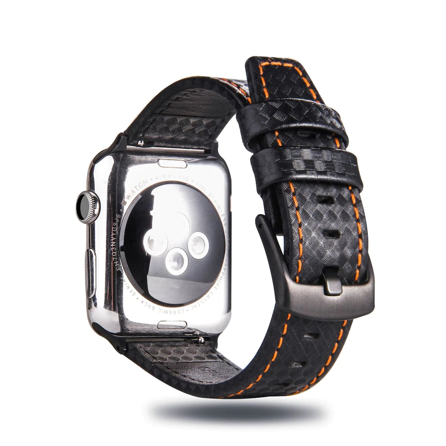 High-End Carbon Fiber Leather Watch Compatible With