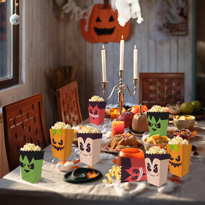 12Pcs Halloween Popcorn Box