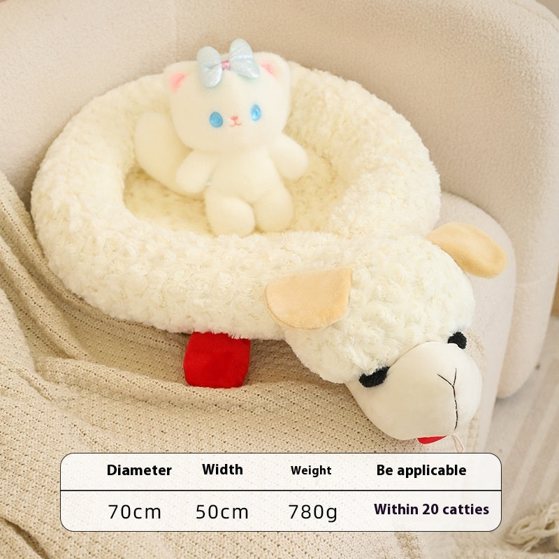 Pet Supplies Dog Cat Plush Nest Four Seasons Universal Warm Mattress