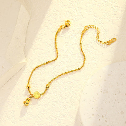 Necklace,stainless Steel, With Gourd And FU Word ,Only Self-pickup Is Supported, And The Displayed Prices Are All Self-pickup Prices