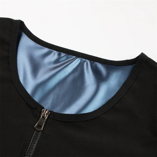 Men's Shapewear Long Sleeve Workout Sweat Suit