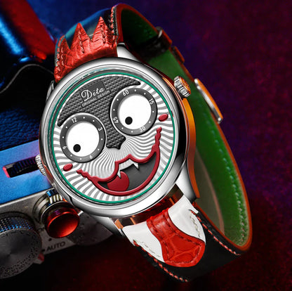 Russian Clown Men's Waterproof Quartz Watch Concept