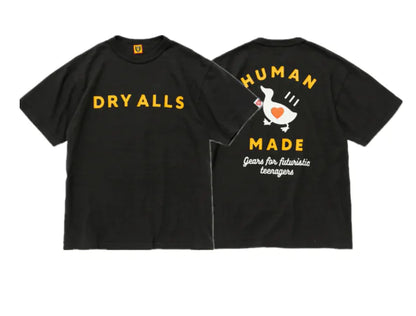 Short Sleeve Heart Print Couple T-Shirt