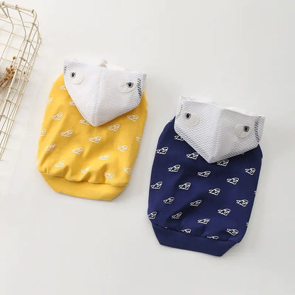 Cotton Stretch Dog Clothes for Big-Eyed Puppies