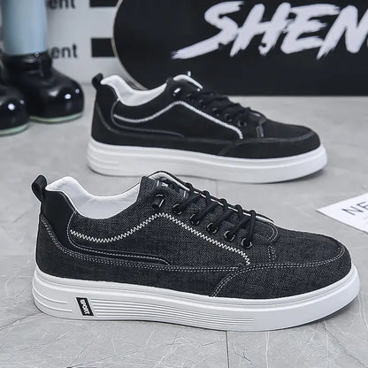 Men's Spring 2024 Casual Canvas Shoes for Work