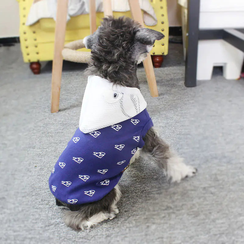Cotton Stretch Dog Clothes for Big-Eyed Puppies