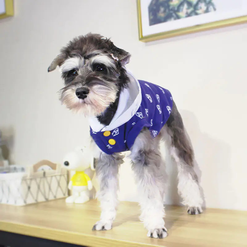Cotton Stretch Dog Clothes for Big-Eyed Puppies