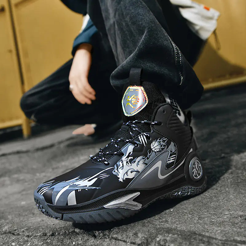 James Basketball Shoes - Winter High-Top Cushioning Sneakers