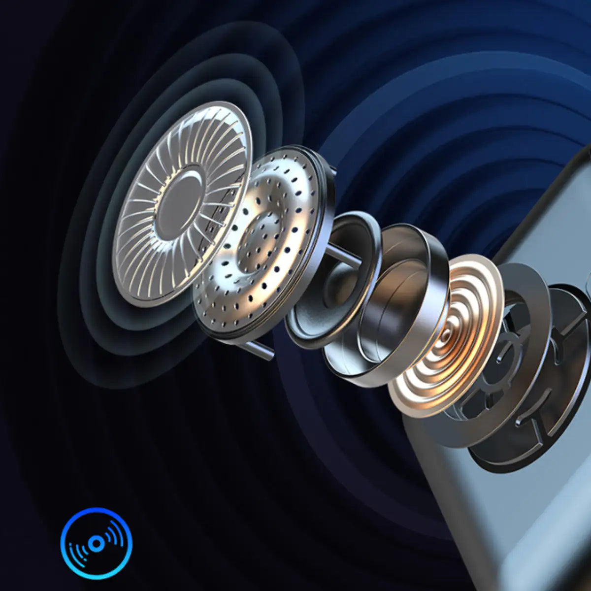 Sound Booster 2 in 1 Speaker With Earphones