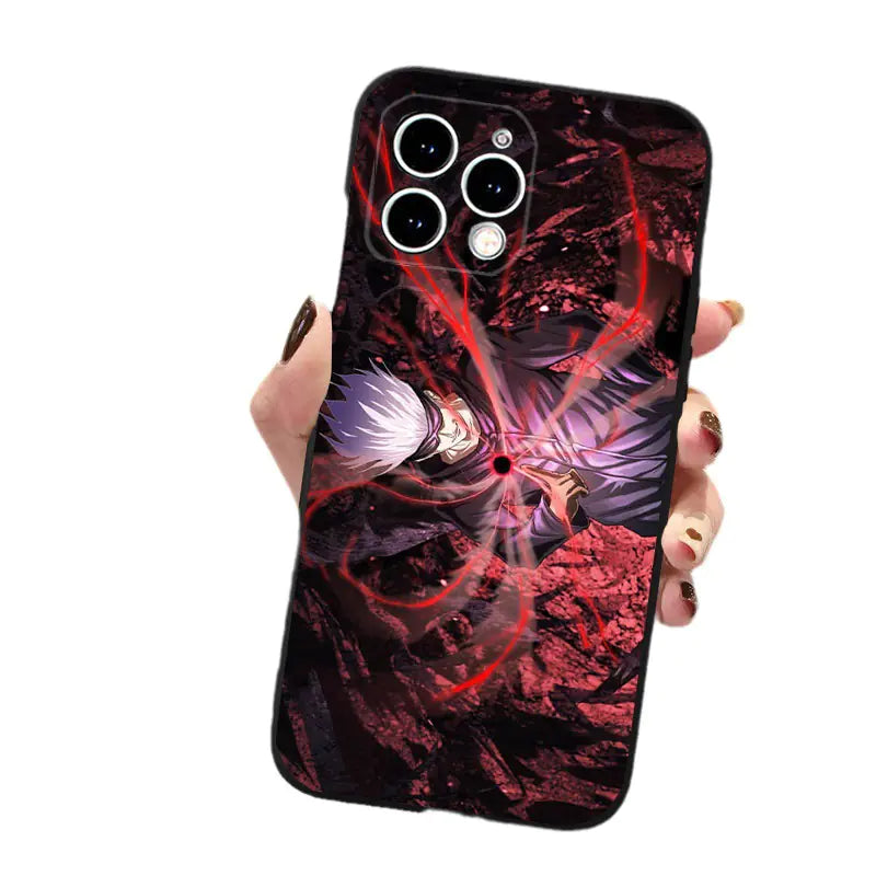 Anime Cartoon Phone Case for iPhone 15 (Jujutsu Kaisen)