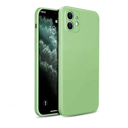 Cube Liquid Silicone Phone Case for Apple Devices