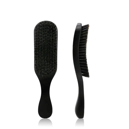 Beech Wood Lacquer Pig Bristle Curved Hair Styling Comb
