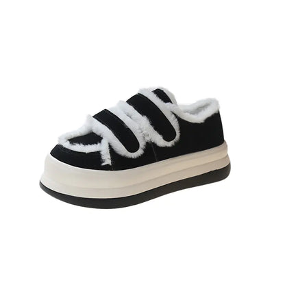 Thickened Fleece Warm Sponge Board Shoes