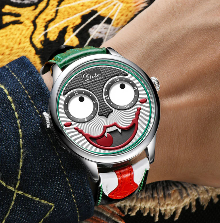 Russian Clown Men's Waterproof Quartz Watch Concept