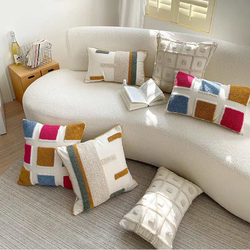 Moroccan Style High-Quality Loop Velvet Cushion