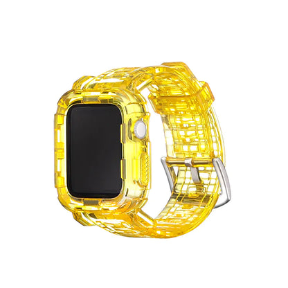 Glacier Transparent Strap with Silicone Case