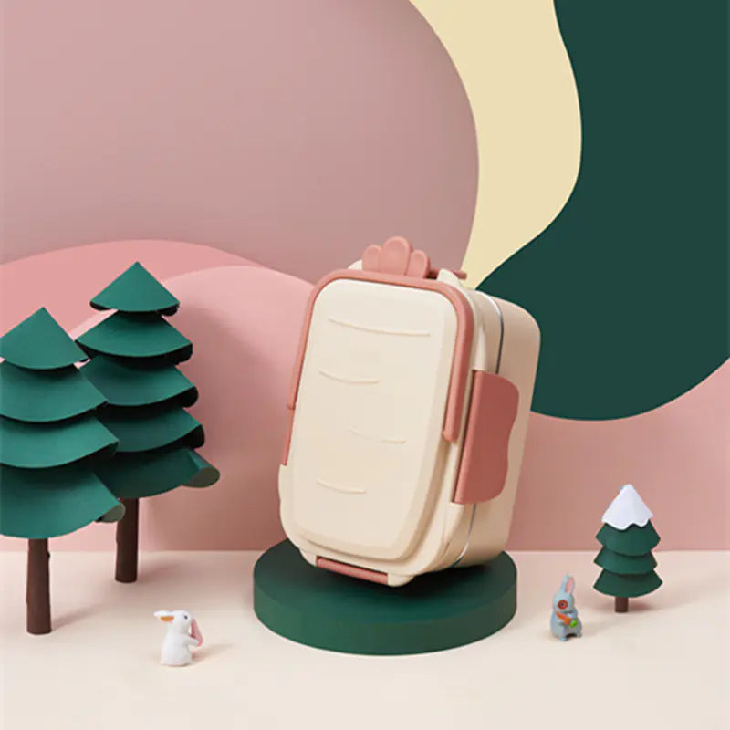 Cute Radish Portable Insulated Lunch Box for Students