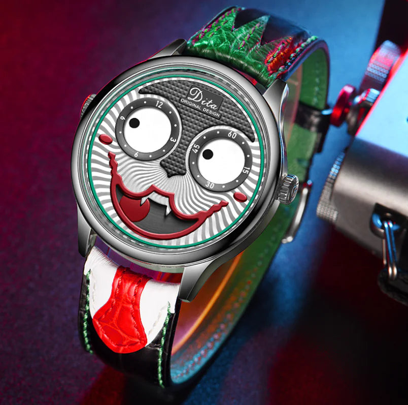 Russian Clown Men's Waterproof Quartz Watch Concept
