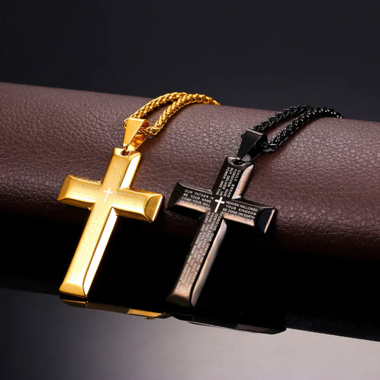 Cross Necklace with Jesus