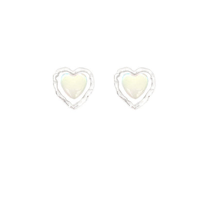 Earrings With Pink Heart,Only Self-pickup Is Supported, And The Displayed Prices Are All Self-pickup Prices