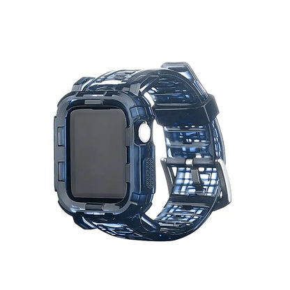 Glacier Transparent Strap with Silicone Case