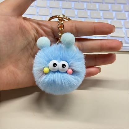 Cute Cartoon Plush Keychains, Made Of Soft And Fluffy Materials, Featuring Various Adorable Designs, Suitable For Home Decoration Or Everyday Use, Making For An Interesting Gift Choice.