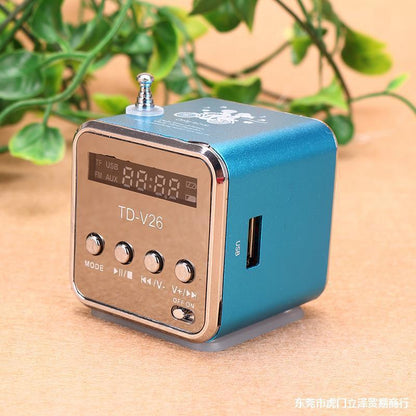 Outdoor Portable Bluetooth Walkman Subwoofer Small Speaker TDV26