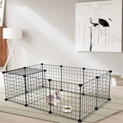 Pet Playpen Small Animal Cage Indoor Portable Metal Wire Yard Fence For Small Animals