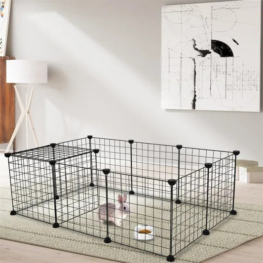 Pet Playpen Small Animal Cage Indoor Portable Metal Wire Yard Fence For Small Animals