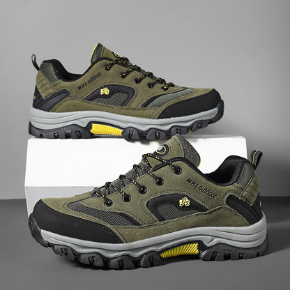 Soft Bottom Large Size Men's Waterproof Non-slip Mountain Climbing Sneakers