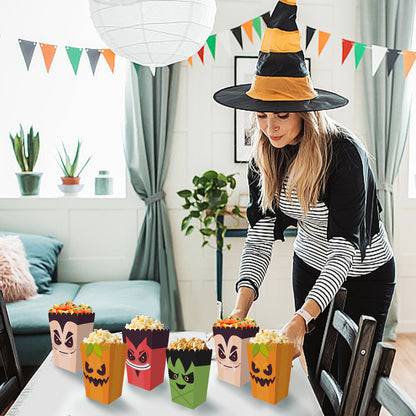 12Pcs Halloween Popcorn Box