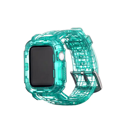 Glacier Transparent Strap with Silicone Case