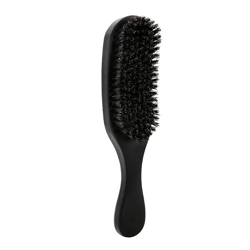 Beech Wood Lacquer Pig Bristle Curved Hair Styling Comb