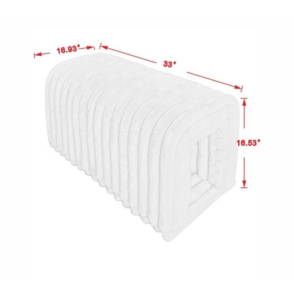 Ottoman Storage Bench Pet Supplies Corduroy Bench Cat's Nest To Hide For The Living Room, Entryway And Bedroom