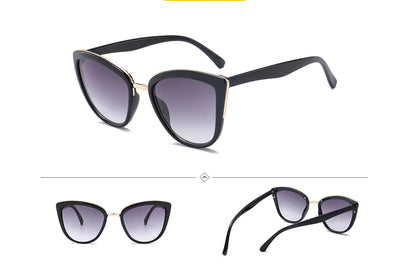 Cat Eye Colorful Plastic Sunglasses 7016